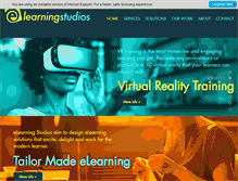Tablet Screenshot of e-learningstudios.com